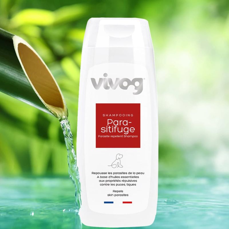 Dog shampoo against fleas and parasites - Flea shampoo for dogs & cats